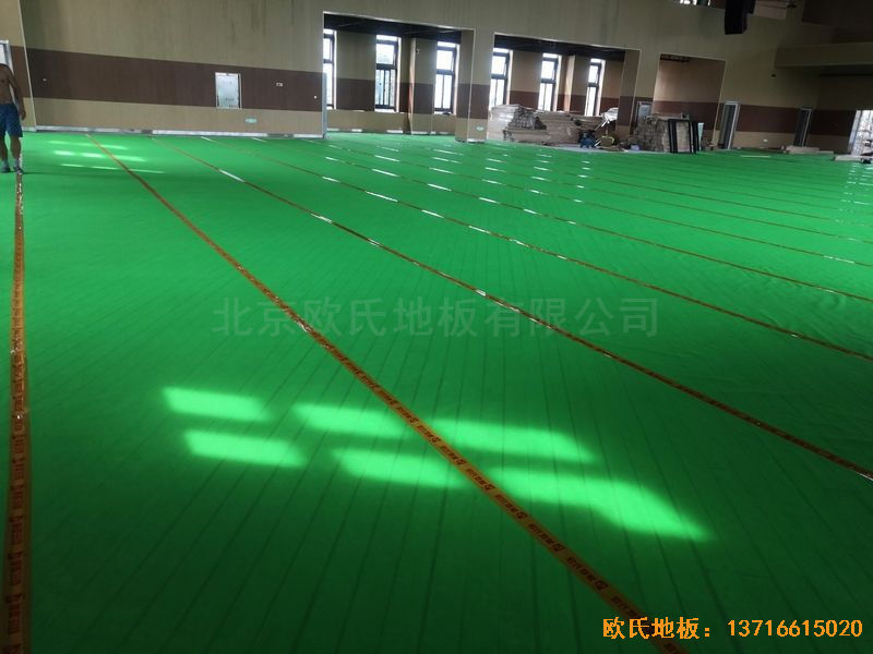 南京埔口區(qū)實驗小學體育木地板鋪設(shè)案例