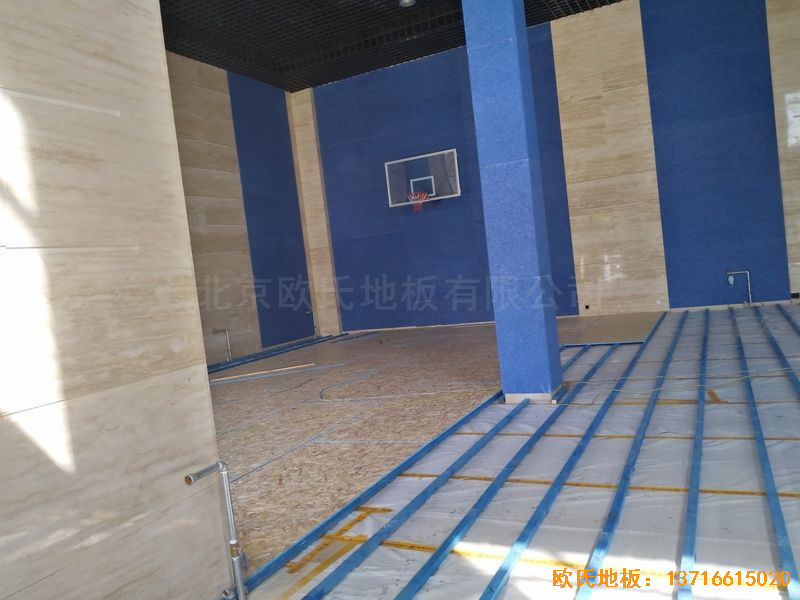 內蒙古赤峰中國稅務總局職工活動中心體育地板施工案例